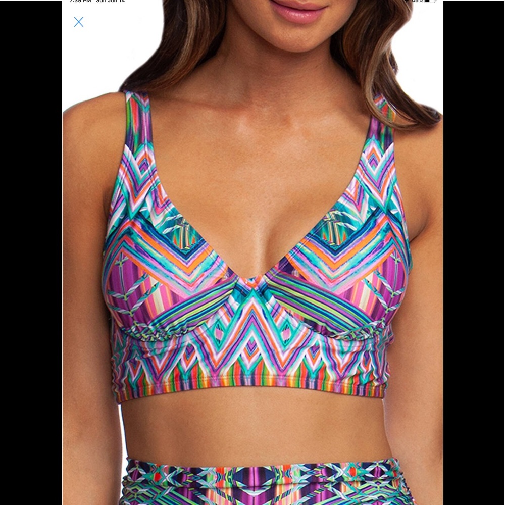 REACTION Kenneth Cole swim top
